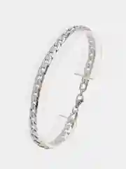 Серебряный мужской браслет из нержавеющей стали