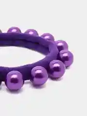 Фиолетовый резинка для волос с жемчугом