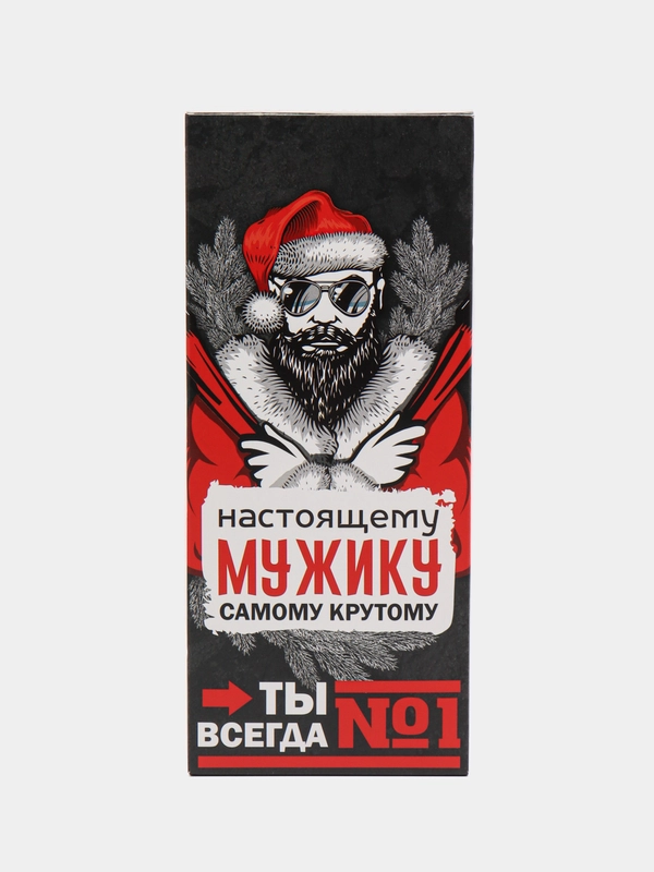 Перчатки мужские "Настоящему мужику", в подарочной коробке, размер 22