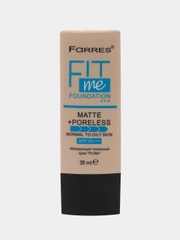 Матирующий тональный крем с spf 35+ Farres Fit Me, тон 102