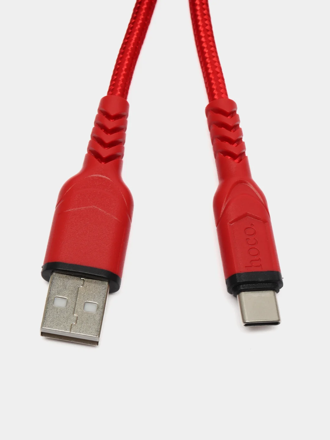 Красный кабель HOCO X59 1/2/ метра (USB Type-C, 3А, для Android)