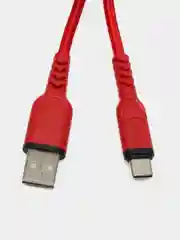Красный кабель HOCO X59 1/2/ метра (USB Type-C, 3А, для Android)