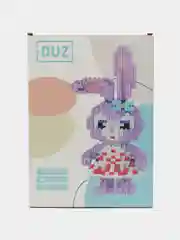 Сиреневый конструктор из миниблоков Magic Block 3D