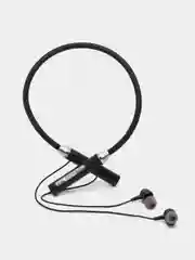 Черный беспроводные магнитные наушники с микрофоном Music 12D / G08 bluetooth для занятий спортом