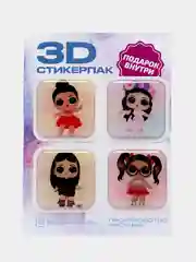 Конфетный 3d наклейка (3Д объемная наклейка) стикер на телефон, Лол, Бравел Старс, Хаги ваги Роблокс