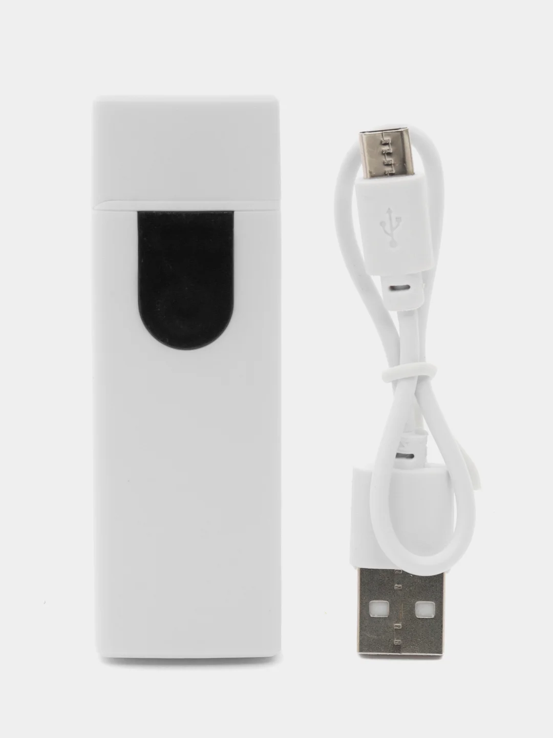 Белый зажигалка электронная  USB