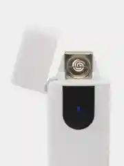 Белый зажигалка электронная  USB