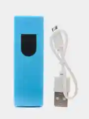 Голубой зажигалка электронная  USB