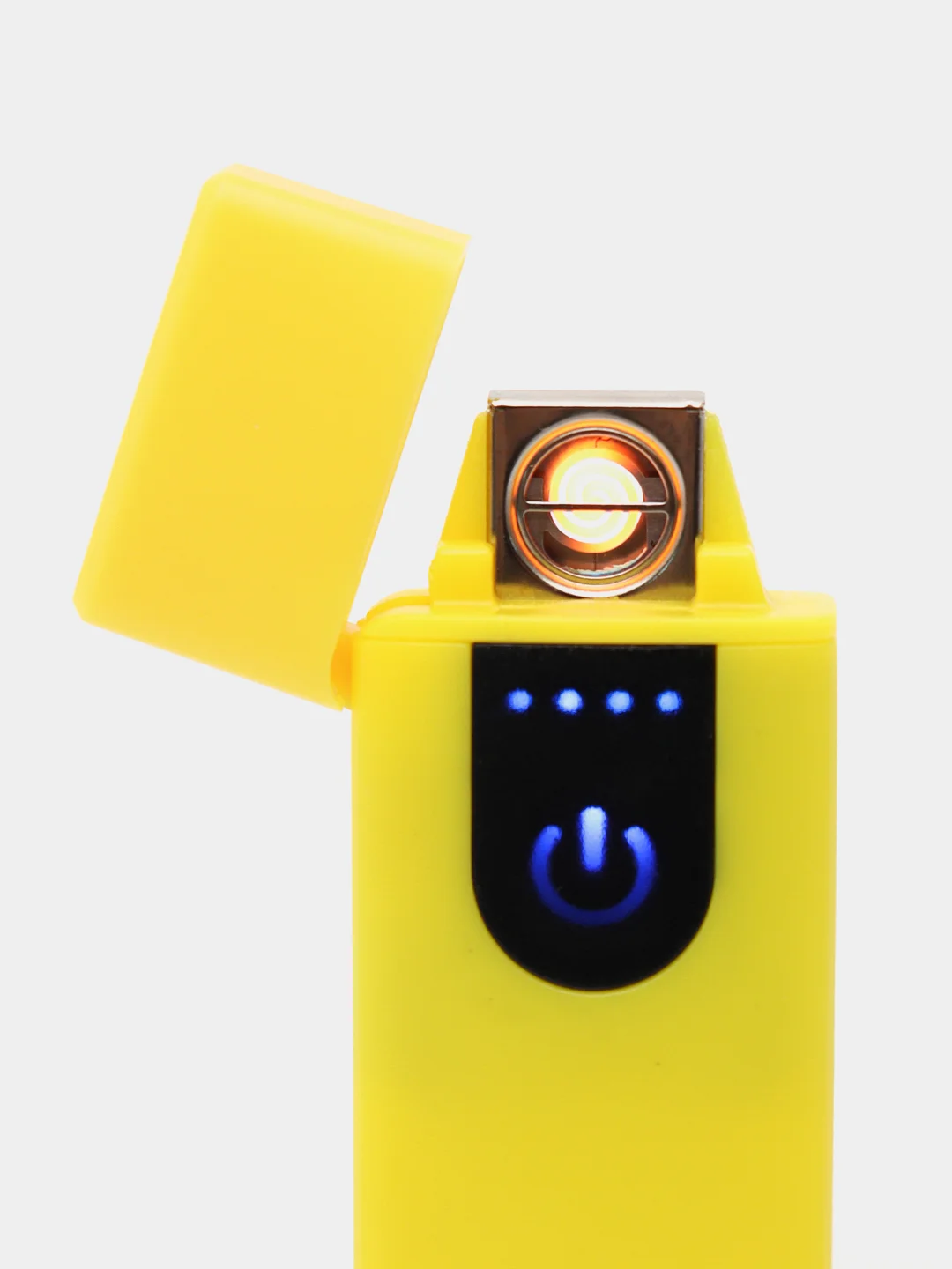 Желтый зажигалка электронная  USB