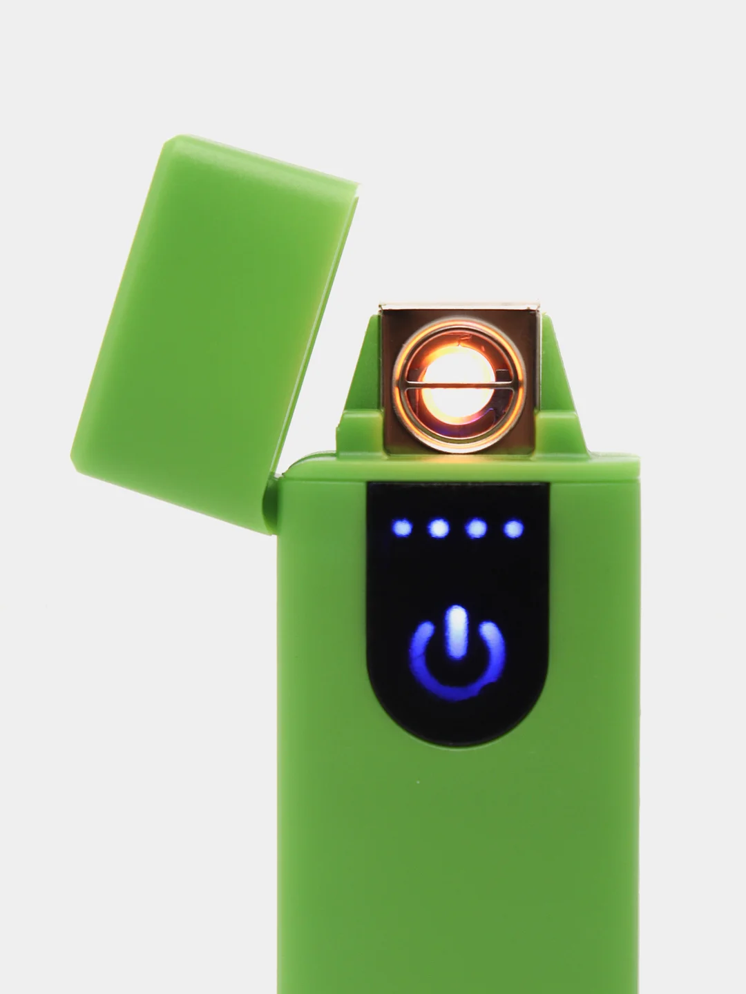 Зеленый зажигалка электронная  USB