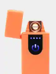 Оранжевый зажигалка электронная  USB