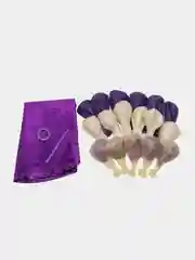 Фиолетовый воздушные шарики, набор, с конфетти, 21 шт