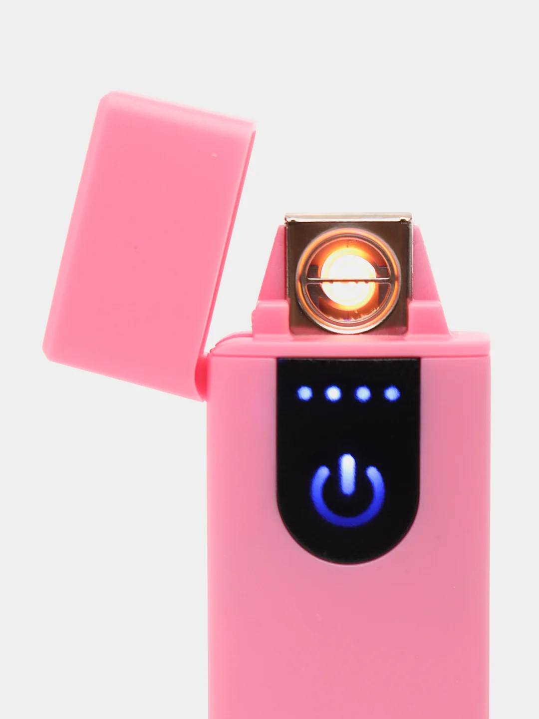 Розовый зажигалка электронная  USB