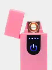 Розовый зажигалка электронная  USB