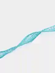 Тёмно-бирюзовый нитяная штора "Кисея", с люрексом, 2 х 1 м