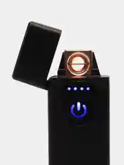 Черный зажигалка электронная  USB