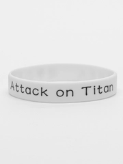 Силиконовый браслет по аниме  "Attack on titan" (Атака титанов)