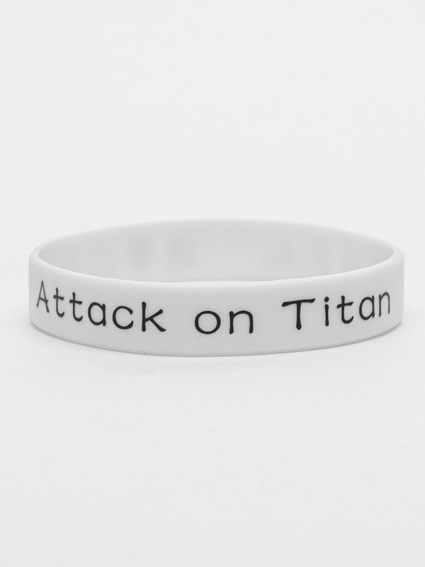 Силиконовый браслет по аниме  "Attack on titan" (Атака титанов)