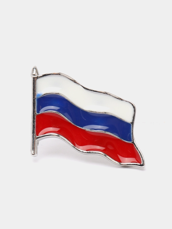 Брошь флаг России брошь 2 вида 2см и 4см