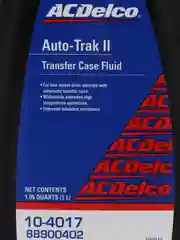 Масло трансмиссионное ACDelco AUTO-TRAK II (1л) Арт. 10-4017