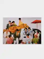 Индиго плакат кпоп Seventeen, постер, Kpop, Севентин
