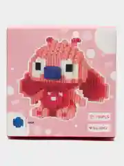 Пастельно-коралловый конструктор фигурки 3D