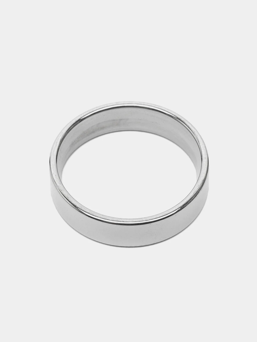 Серебряный кольцо из стали