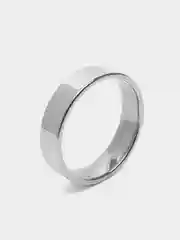 Серебряный кольцо из стали