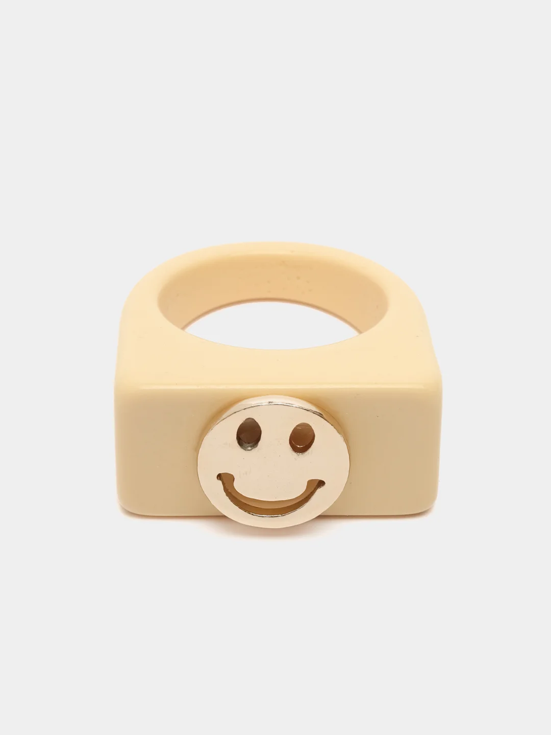 Светло-жёлтый кольцо "Smile"