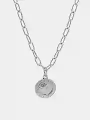 Сборная серебряная цепочка (40-90 см) на карабине