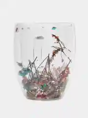 Багровый кружка с двойными стенками,кружка, кружка стеклянная, чашка 350 мл, подарок