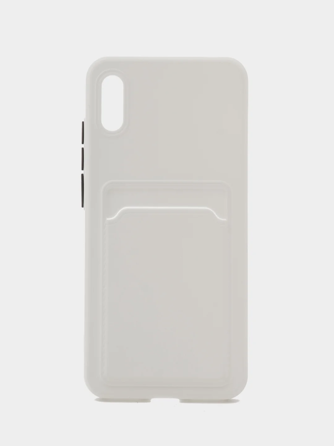 Белый чехол для Honor 8A / 8A Prime / Huawei Y6 2019 / У6 Prime / Y6s, с карманом для карт