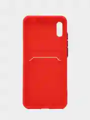 Красный чехол для Honor 8A / 8A Prime / Huawei Y6 2019 / У6 Prime / Y6s, с карманом для карт