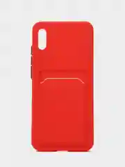 Красный чехол для Honor 8A / 8A Prime / Huawei Y6 2019 / У6 Prime / Y6s, с карманом для карт