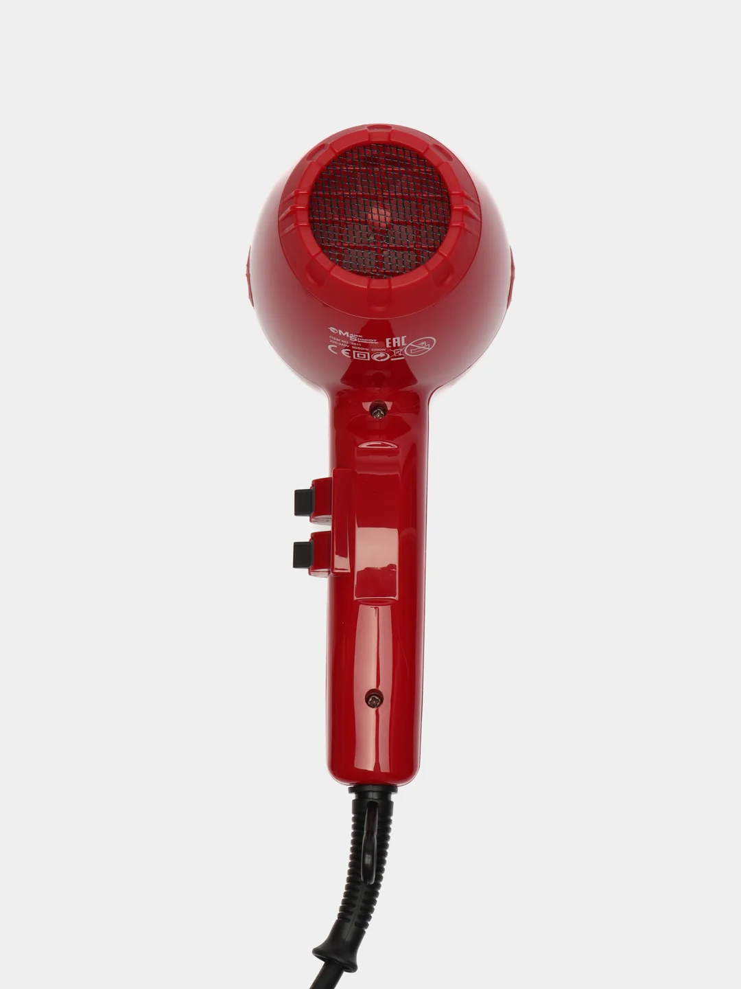 Красный фен 2200W для волос Mark Shmidt 6611 COMPACT ionic,ceramic+диффузор