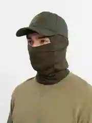 Зеленый бейсболка, балаклава тактическая. Кепка с балаклавой