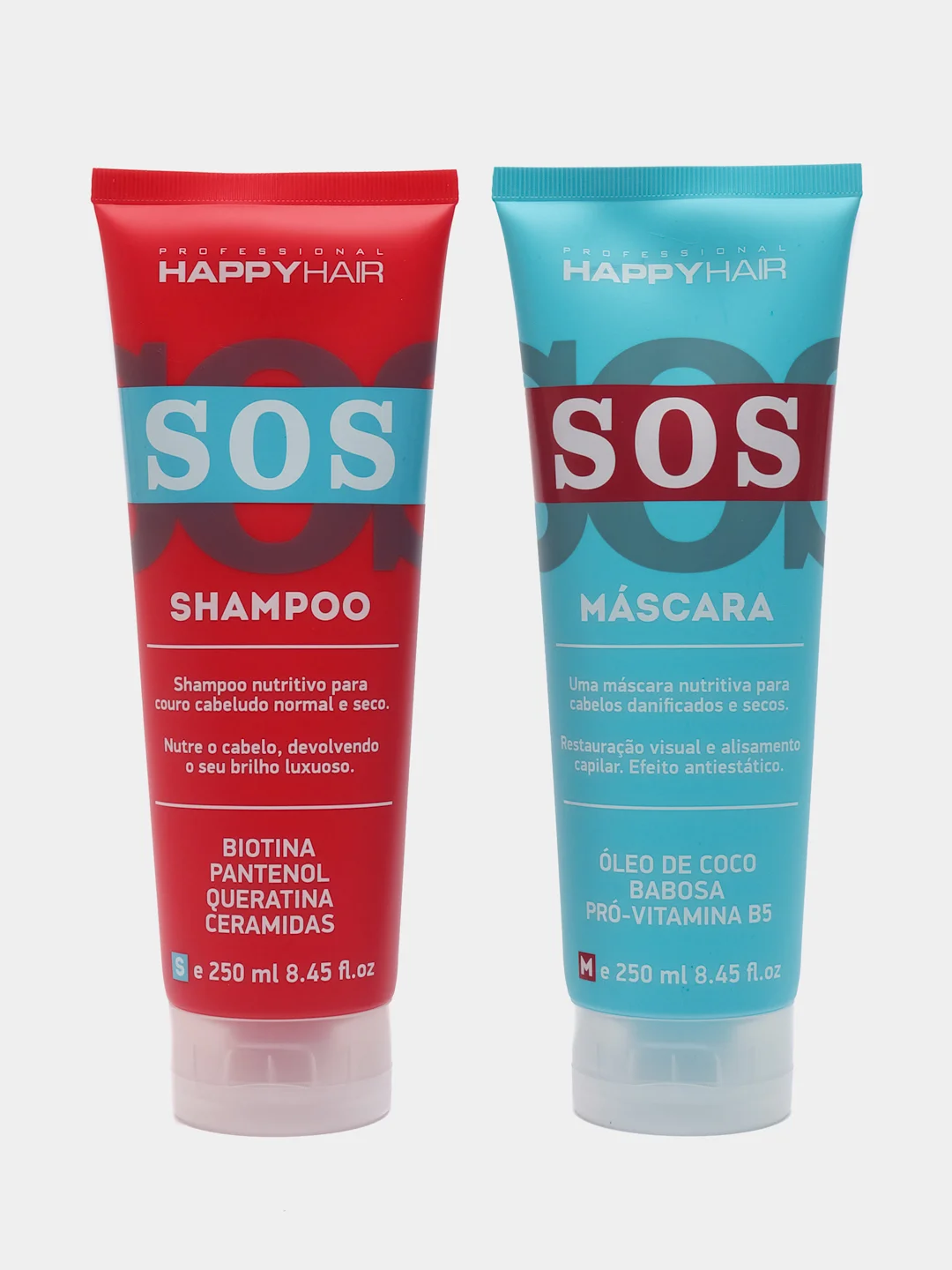 HAPPY HAIR SOS Набор шампунь бессульфатный профессиональный + маска