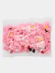 Розовый конструктор фигурки 3D