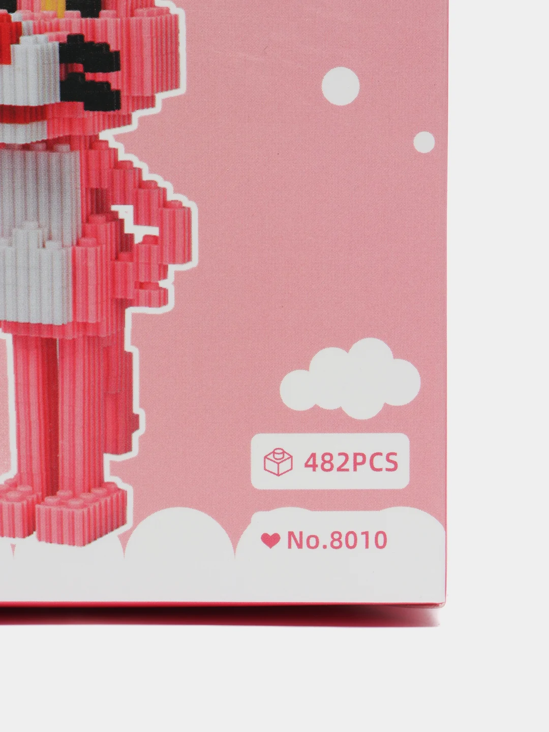 Розовый конструктор фигурки 3D