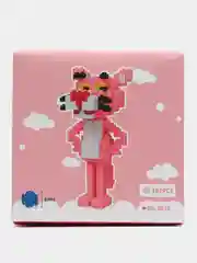 Розовый конструктор фигурки 3D