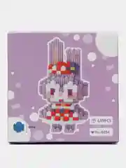 Сиреневый конструктор фигурки 3D