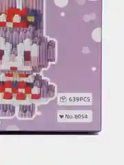 Сиреневый конструктор фигурки 3D