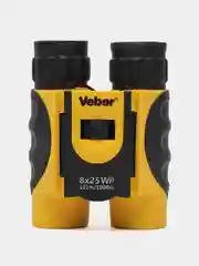 Бинокль Veber WP 8x25 черный/желтый