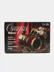 Бинокль театральный Veber Opera БГЦ 3x25 лорнет, белый/золотой