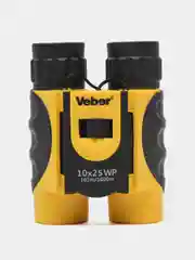Бинокль Veber WP 10x25 черный/желтый