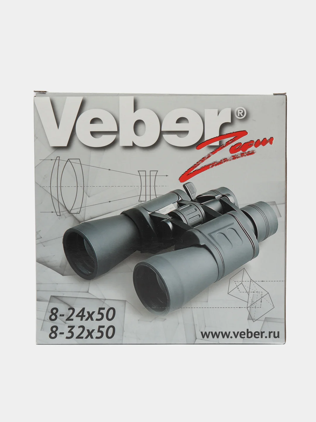 Бинокль Veber ZOOM БПЦ 8-32x50