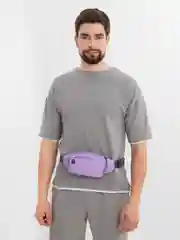 Сиреневый сумка поясная, унисекс