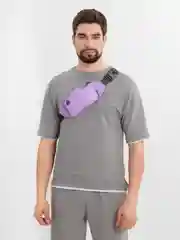 Сиреневый сумка поясная, унисекс