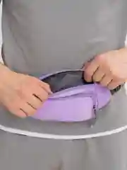 Сиреневый сумка поясная, унисекс