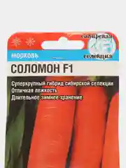 Семена Морковь Соломон Сибирский сад